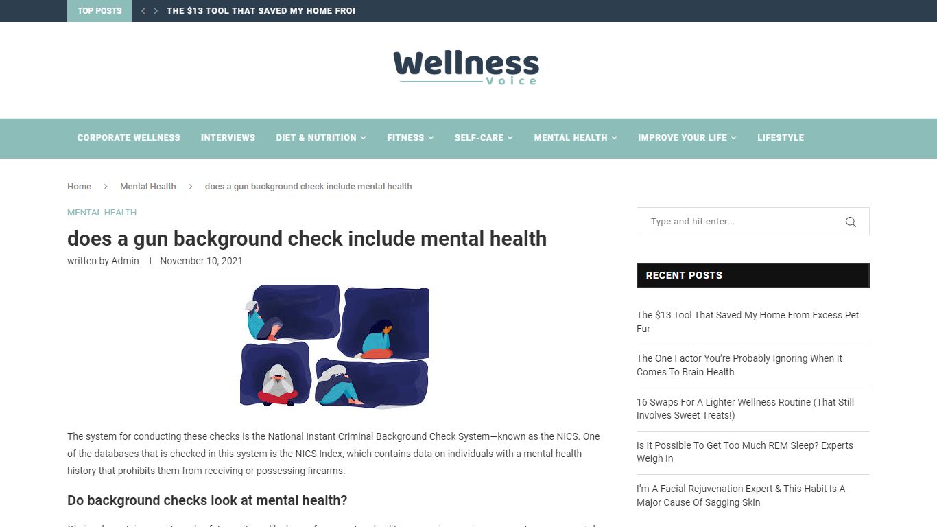 does a gun background check include mental health